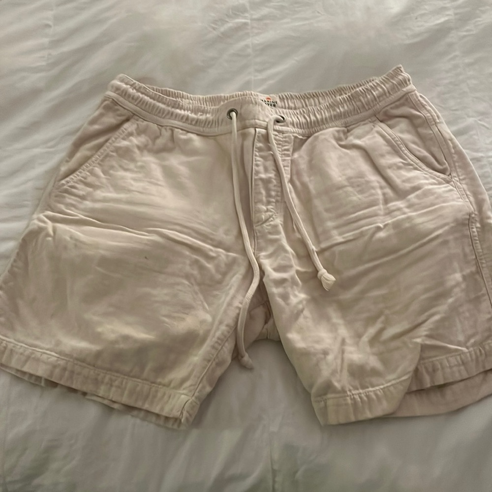 7" Marine Layer Saturday Canvas Short in Cream (color no longer available!)